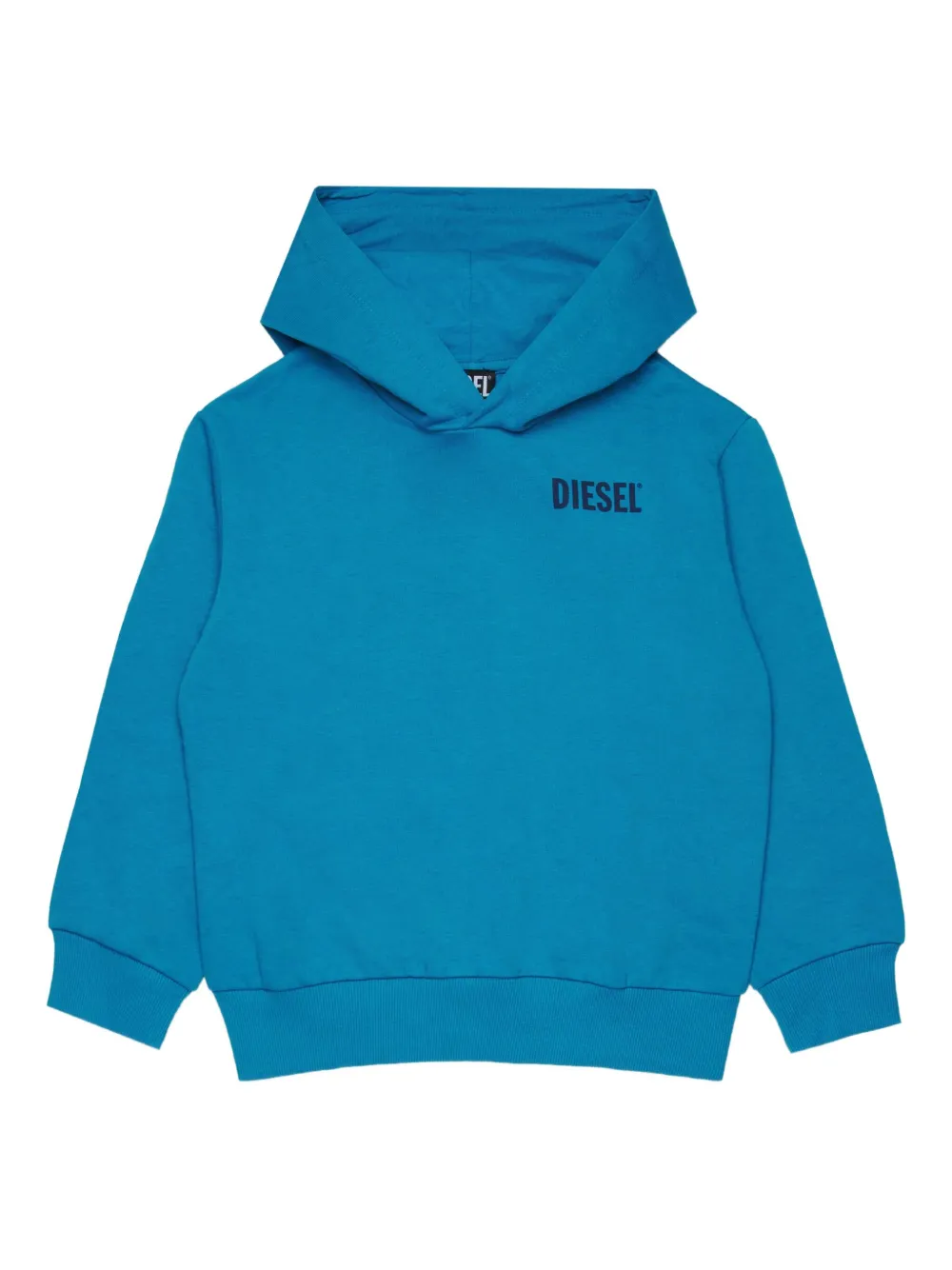 Diesel Kids logo-print hoodie | Blue | Image 1