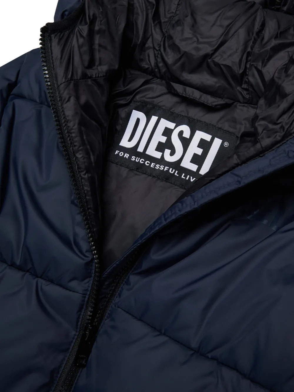 Diesel Kids Gewatteerd jack Blauw