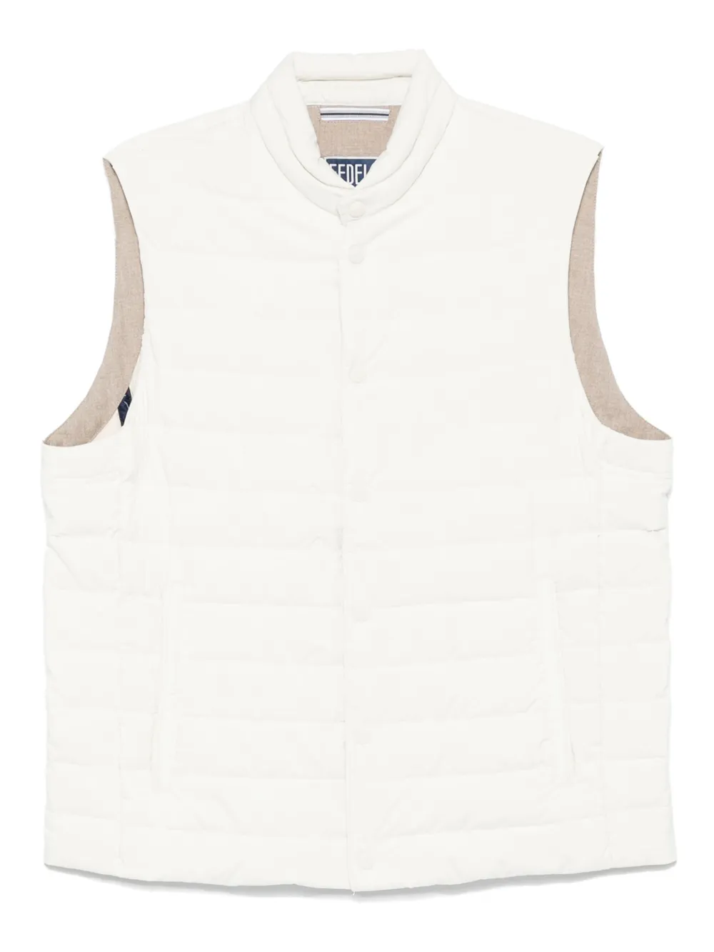 Fedeli quilted waistcoat | Neutrals | Image 1