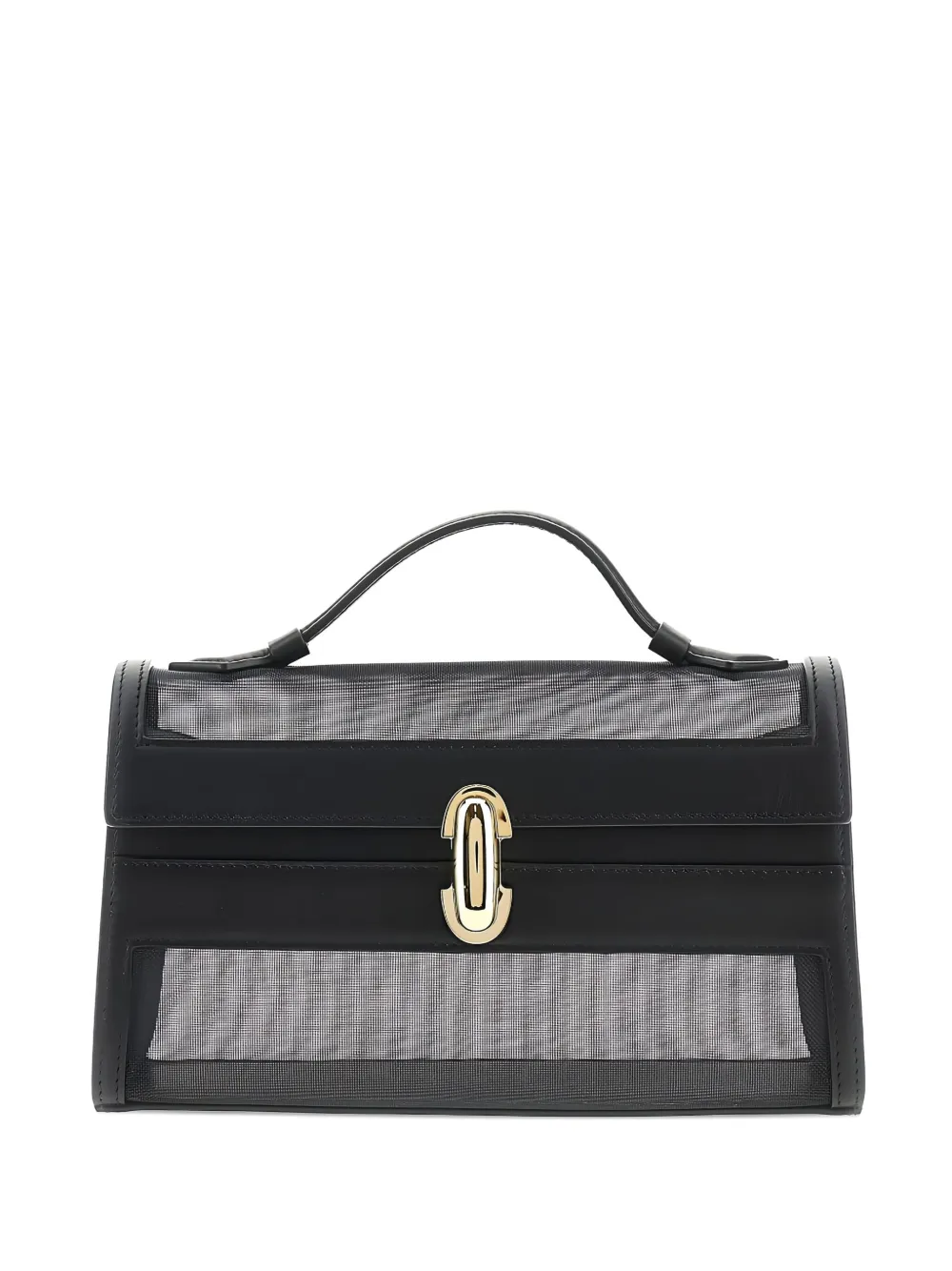 Savette  Symmetry mesh-panelled top-handle bag | Black | Image 1