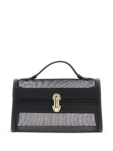 Savette  Symmetry mesh-panelled top-handle bag