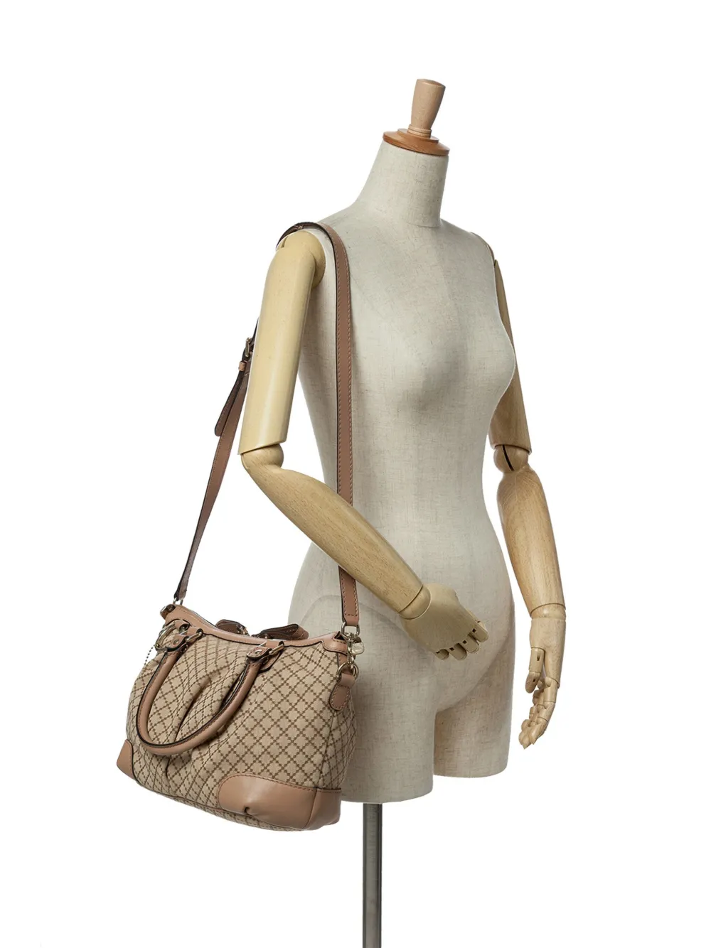 Gucci Pre-Owned 2016-2024 Diamante Canvas Sukey satchel | Pre-Owned | Image 2