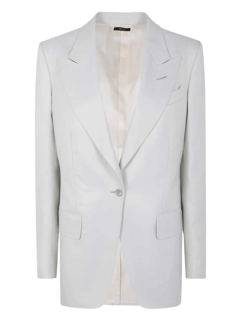 TOM FORD Blazer met enkele rij knopen Grijs