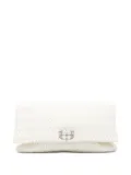 Miu Miu Pre-Owned 2000s quilted clasp bag - White