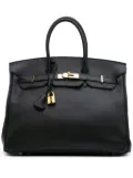 Hermès Pre-Owned 2009 Swift Birkin Retourne 35 handbag - Black
