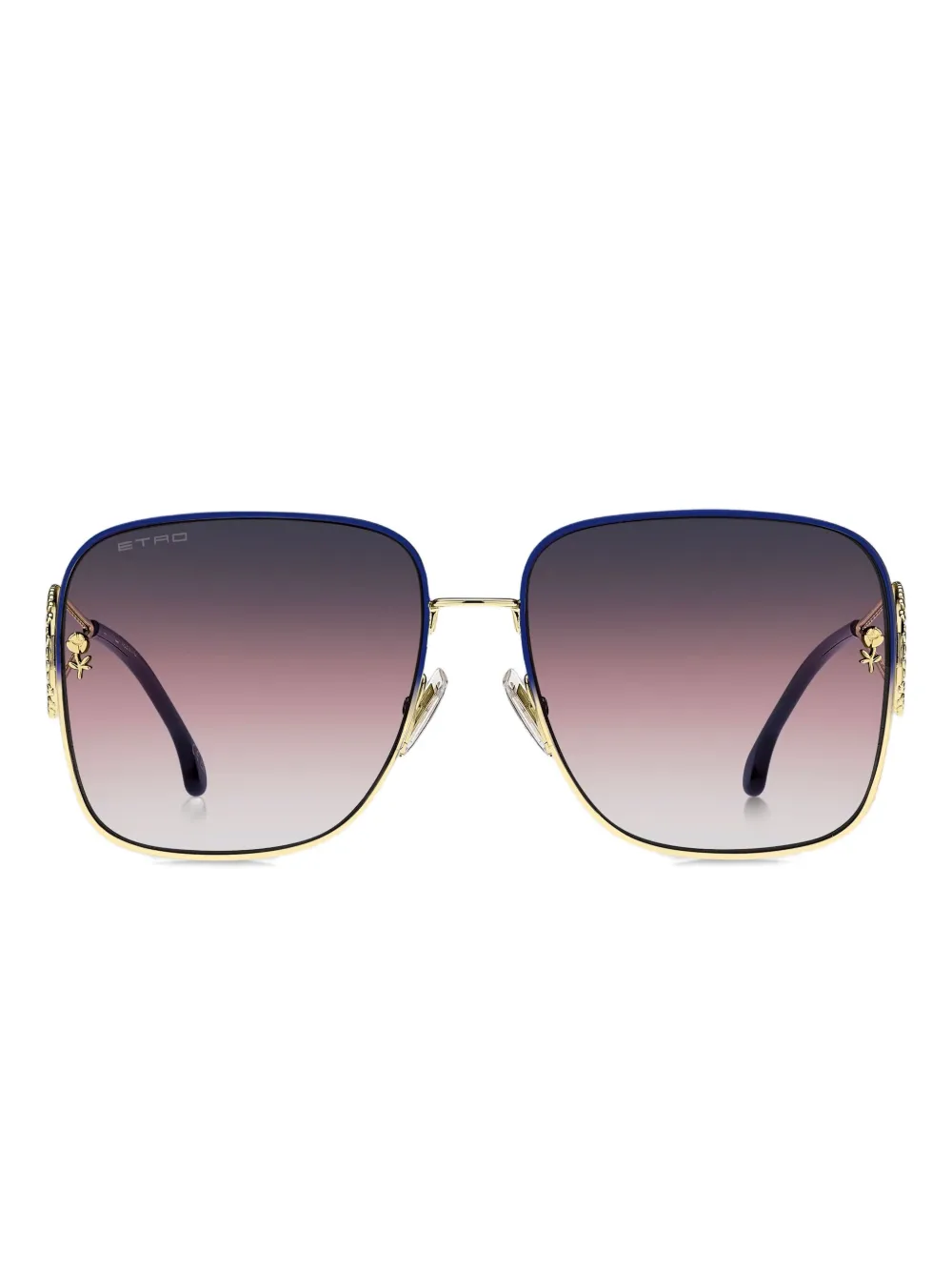 ETRO Zonnebril met paisley montuur Goud