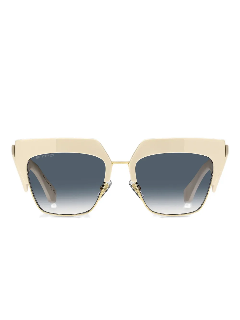 Etro Club Acetate & Metal Square Sunglasses