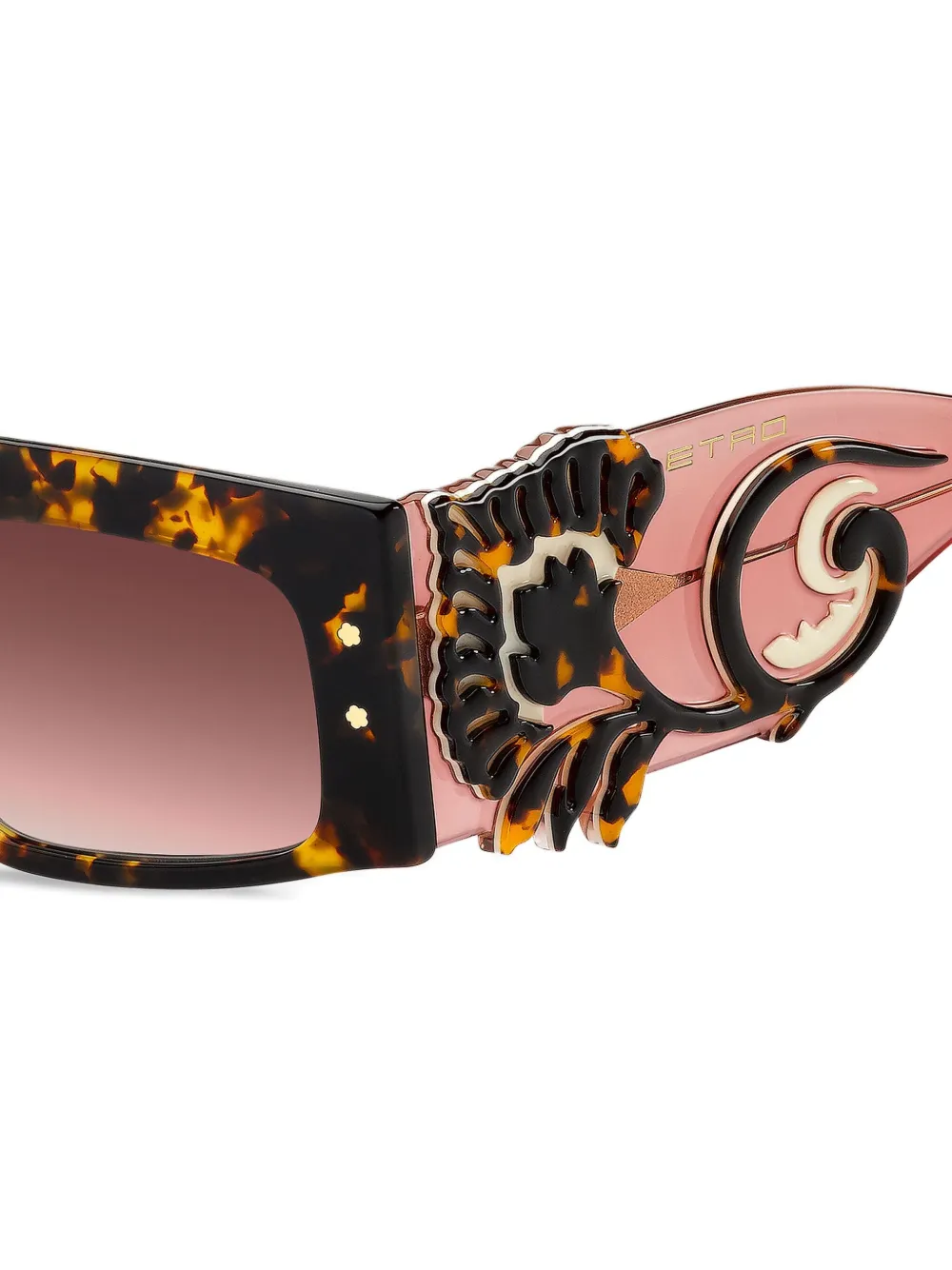 ETRO blossom zonnebril Bruin