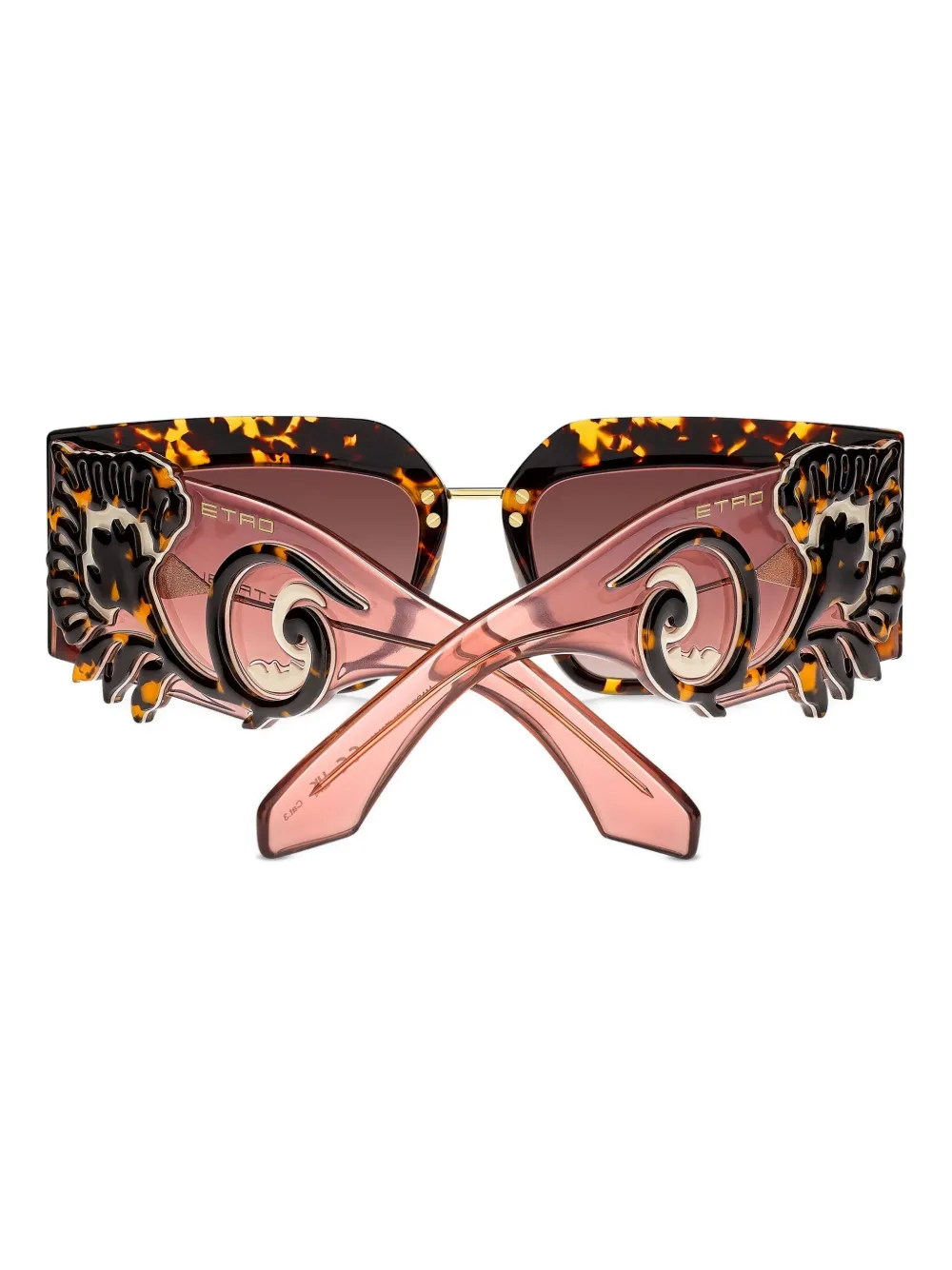 ETRO blossom zonnebril Bruin