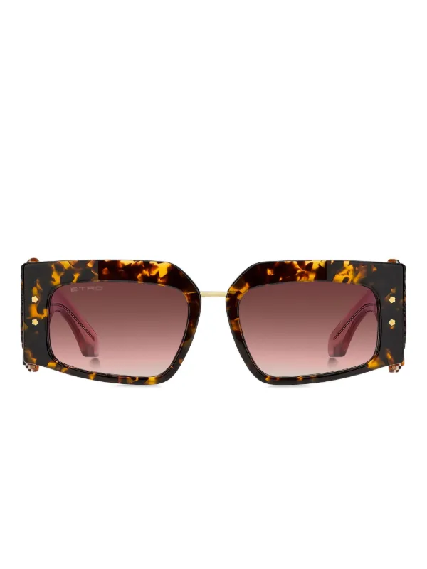 Etro Etroblossom Sunglasses in Brown