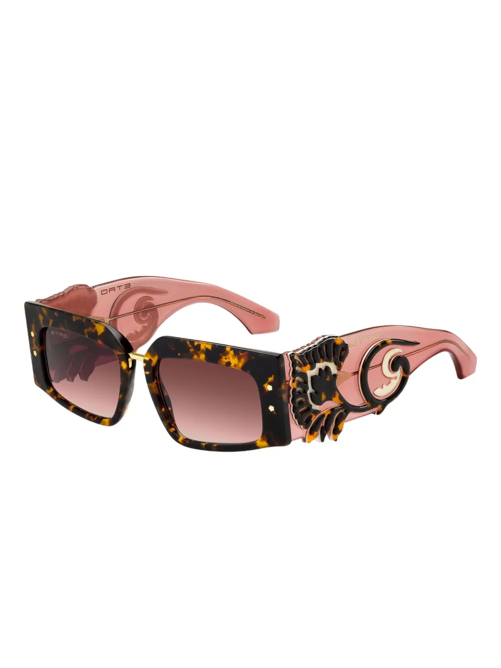 ETRO blossom zonnebril - Bruin