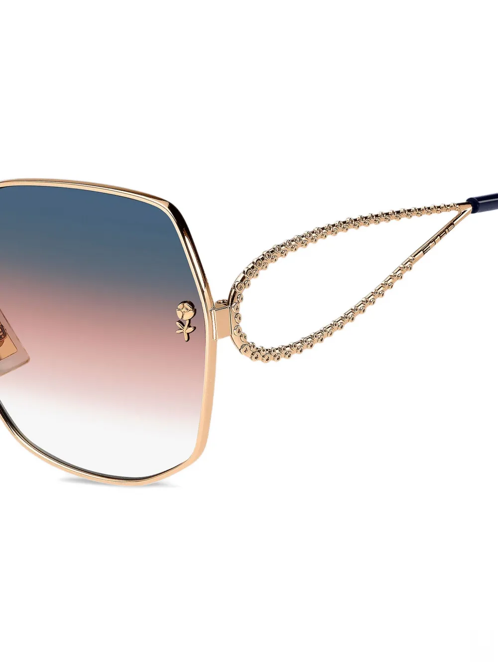 ETRO Zonnebril met paisley-print Goud