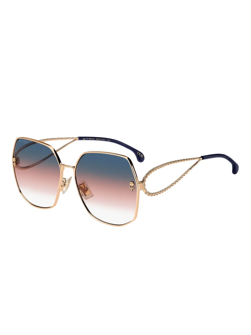 ETRO Zonnebril met paisley-print - Goud