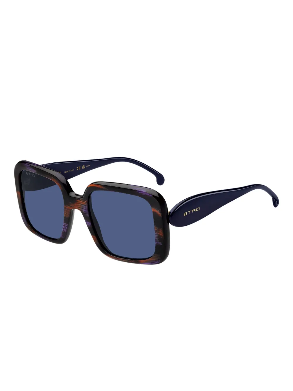 ETRO paisley zonnebril Paars