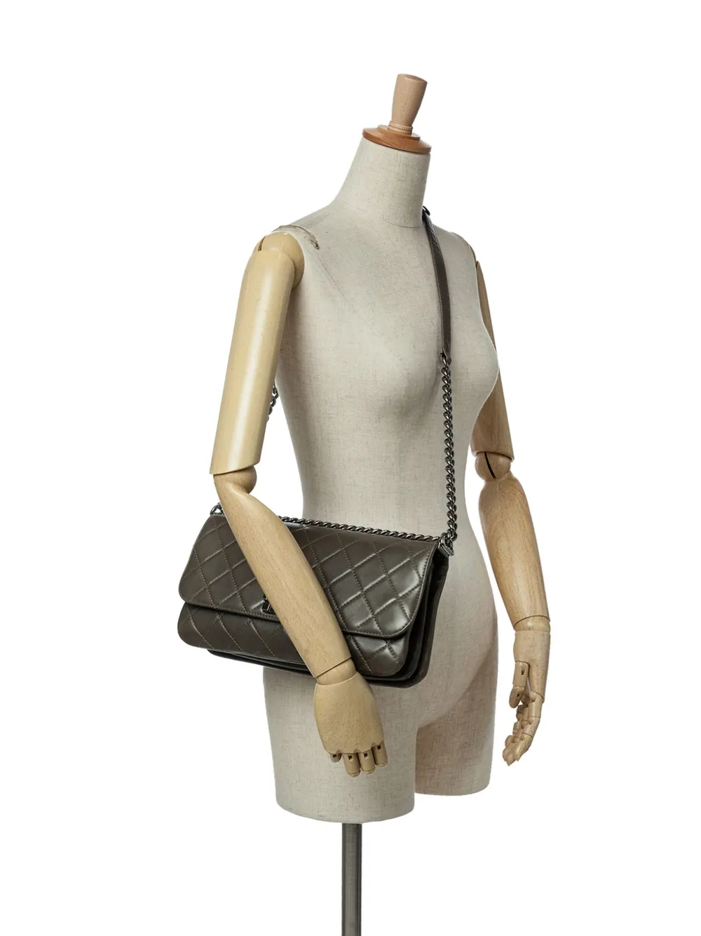 CHANEL Pre-Owned 2012 Quilted Lambskin Soft Boy Flap crossbody bag | Pre-Owned | Image 2