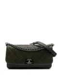 CHANEL Pre-Owned 2012 Quilted Lambskin Soft Boy Flap crossbody bag - Brown