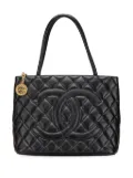 CHANEL Pre-Owned 1996-1997 Caviar Medallion tote bag - Black