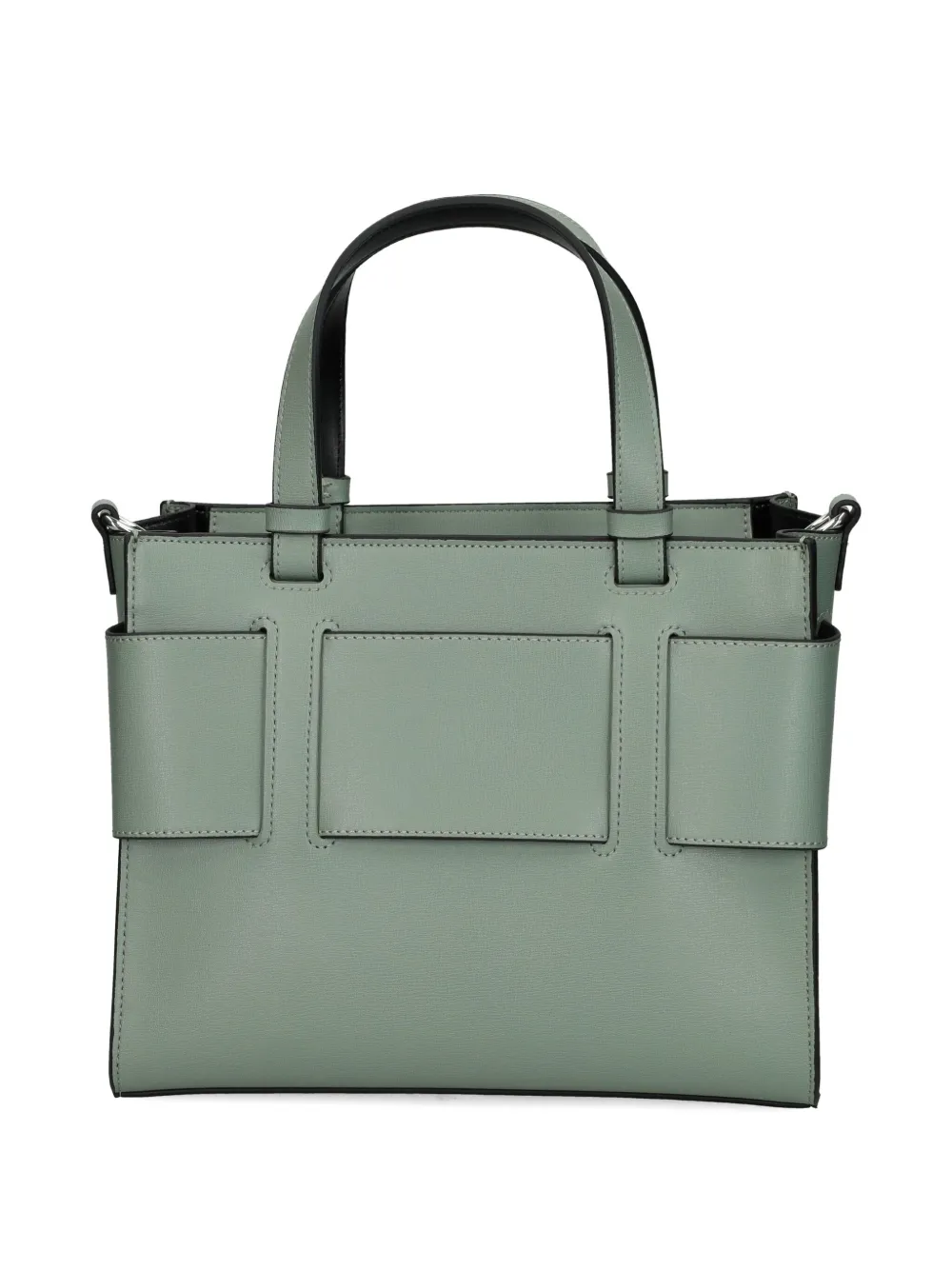 Armani Exchange medium logo-plaque tote bag - Groen