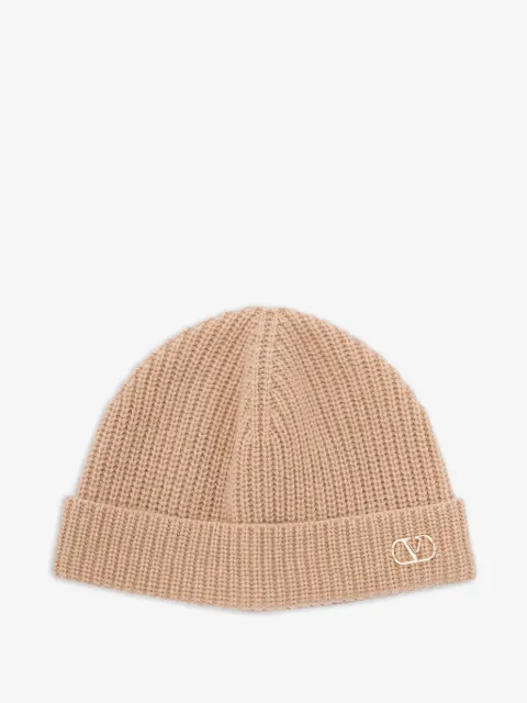 Valentino Garavani VLogo Signature knitted cashmere beanie