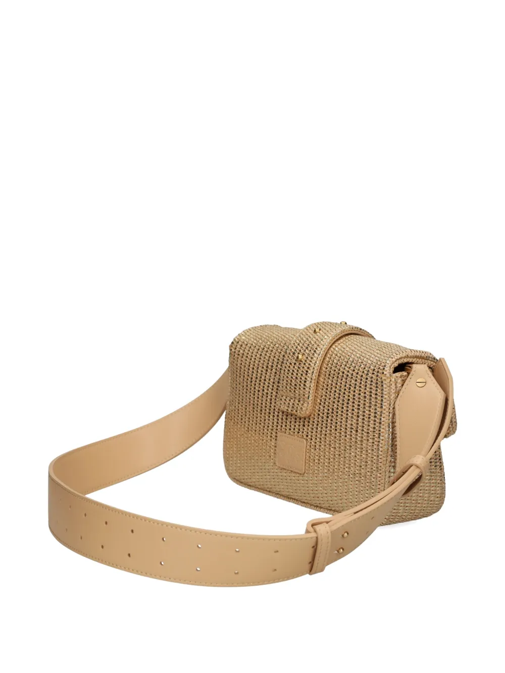 PINKO Love kleine schoudertas Beige