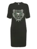 Kenzo Pre-Owned tiger-graphic short-sleeves mini dress - Black
