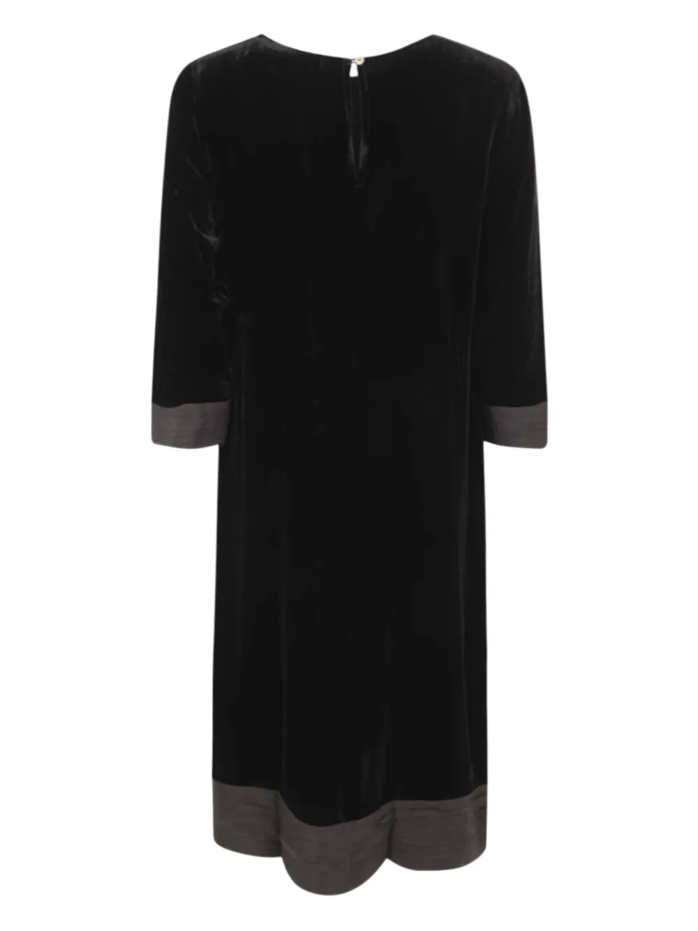Bianco Levrin velvet three-quarter sleeve dress | Evening Dresses | Image 2