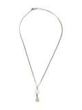 CHANEL Pre-Owned Interlocking CC-logo necklace - Silver