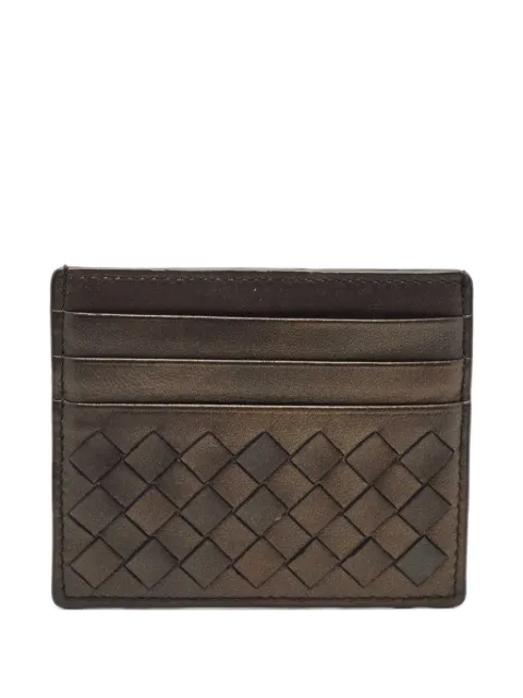 Bottega Veneta Pre-Owned Intrecciato leather cardholder