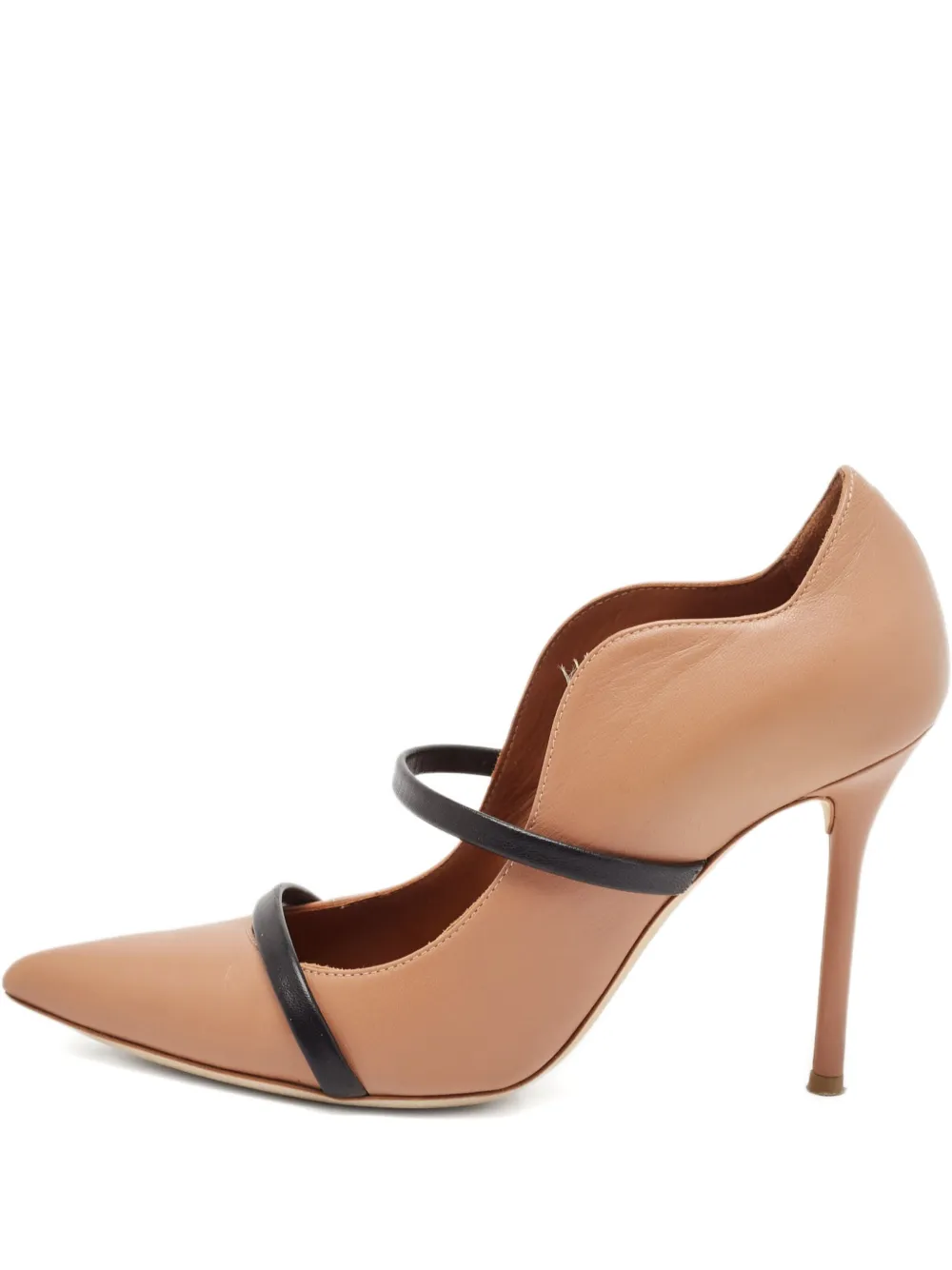 Malone Souliers pre-owned 100mm Maureen pumps | Brown | Image 1