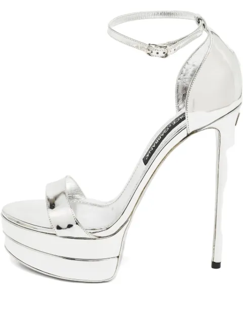 Dolce & Gabbana Pre-Owned 155mmplatform buckle sandals