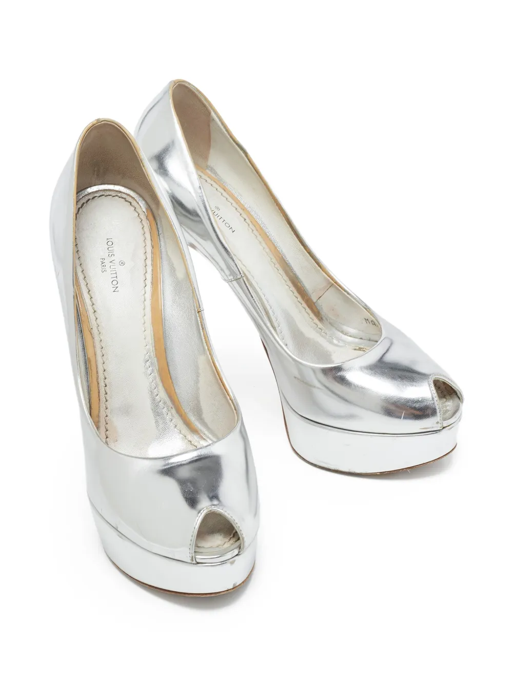 Louis Vuitton Pre-Owned 110 mm Eyeline pumps - Zilver