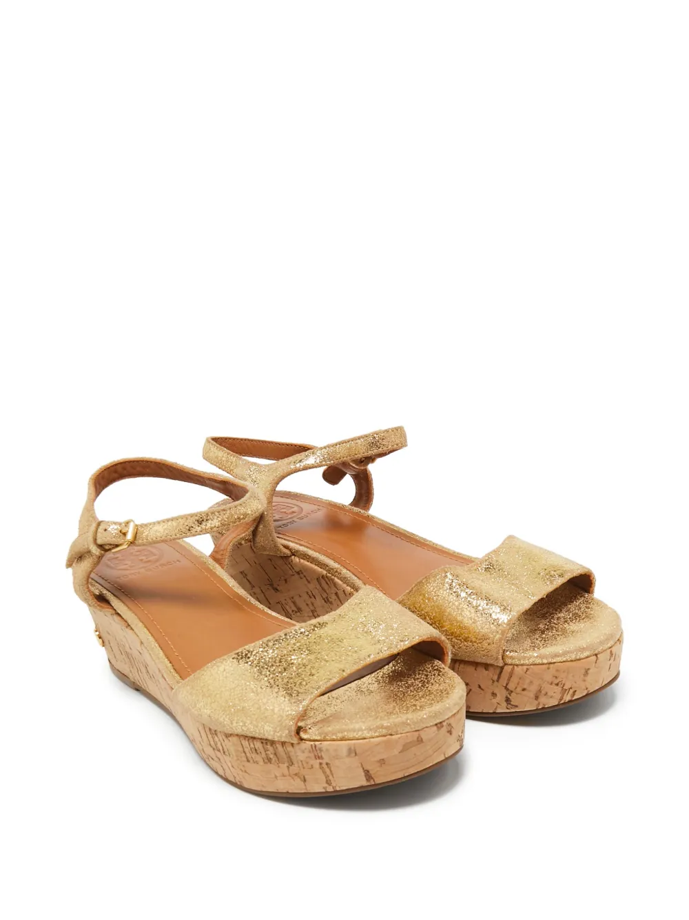 Tory Burch pre-owned 60mm Abena platform wedge sandals | Image 2