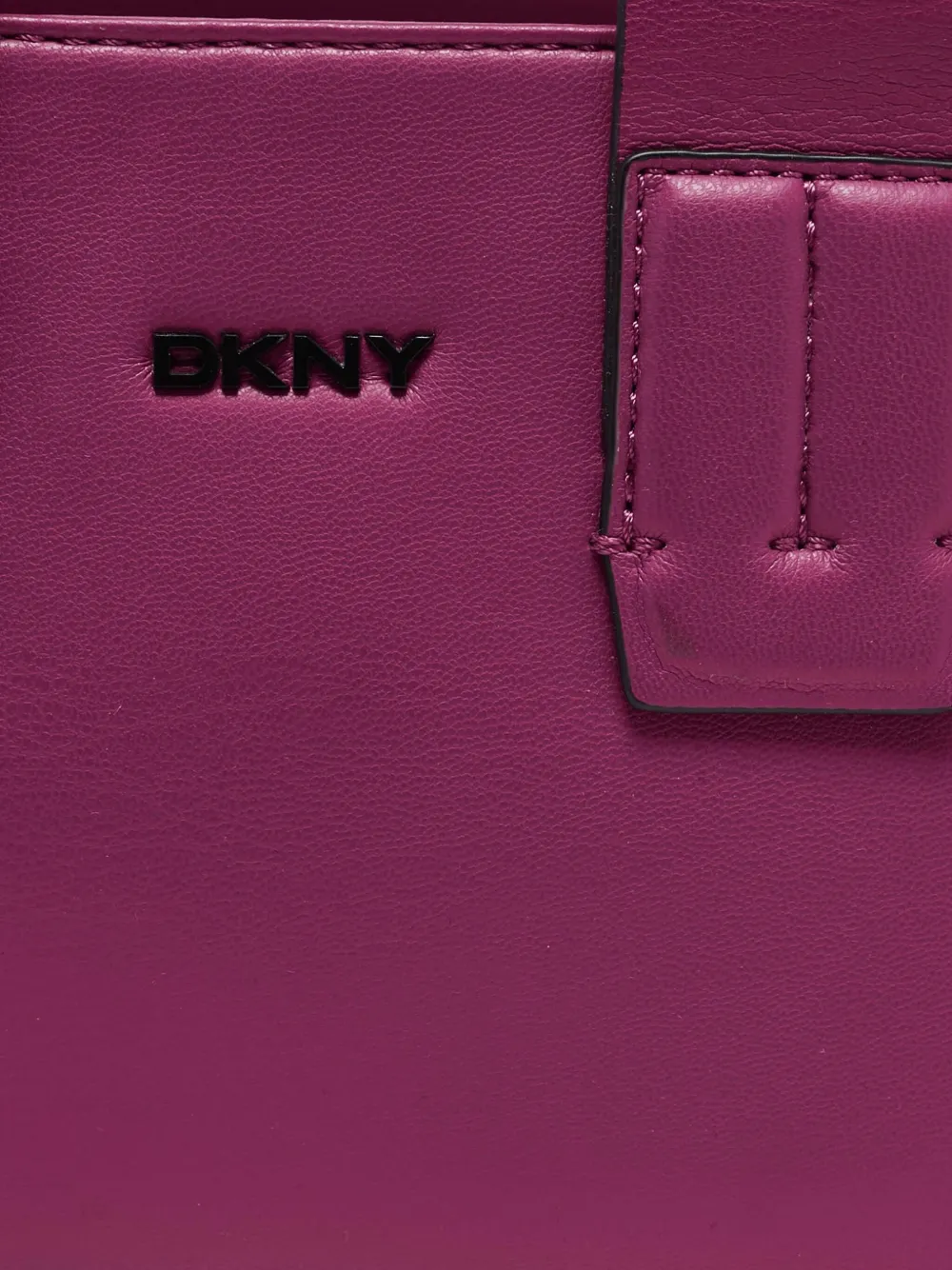 Pre-owned Dkny Vintage Structured Tote Bag