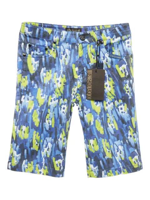 Roberto Cavalli Vintage abstract-print bermuda shorts