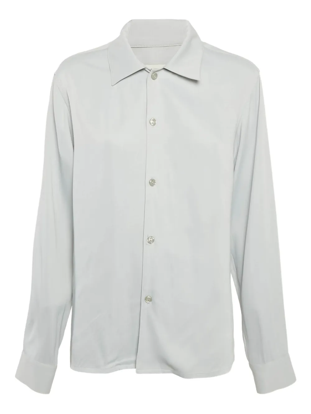 SANDRO pre-owned long-sleeve button-up shirt | Grey | Image 1