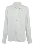SANDRO pre-owned long-sleeve button-up shirt - Grey