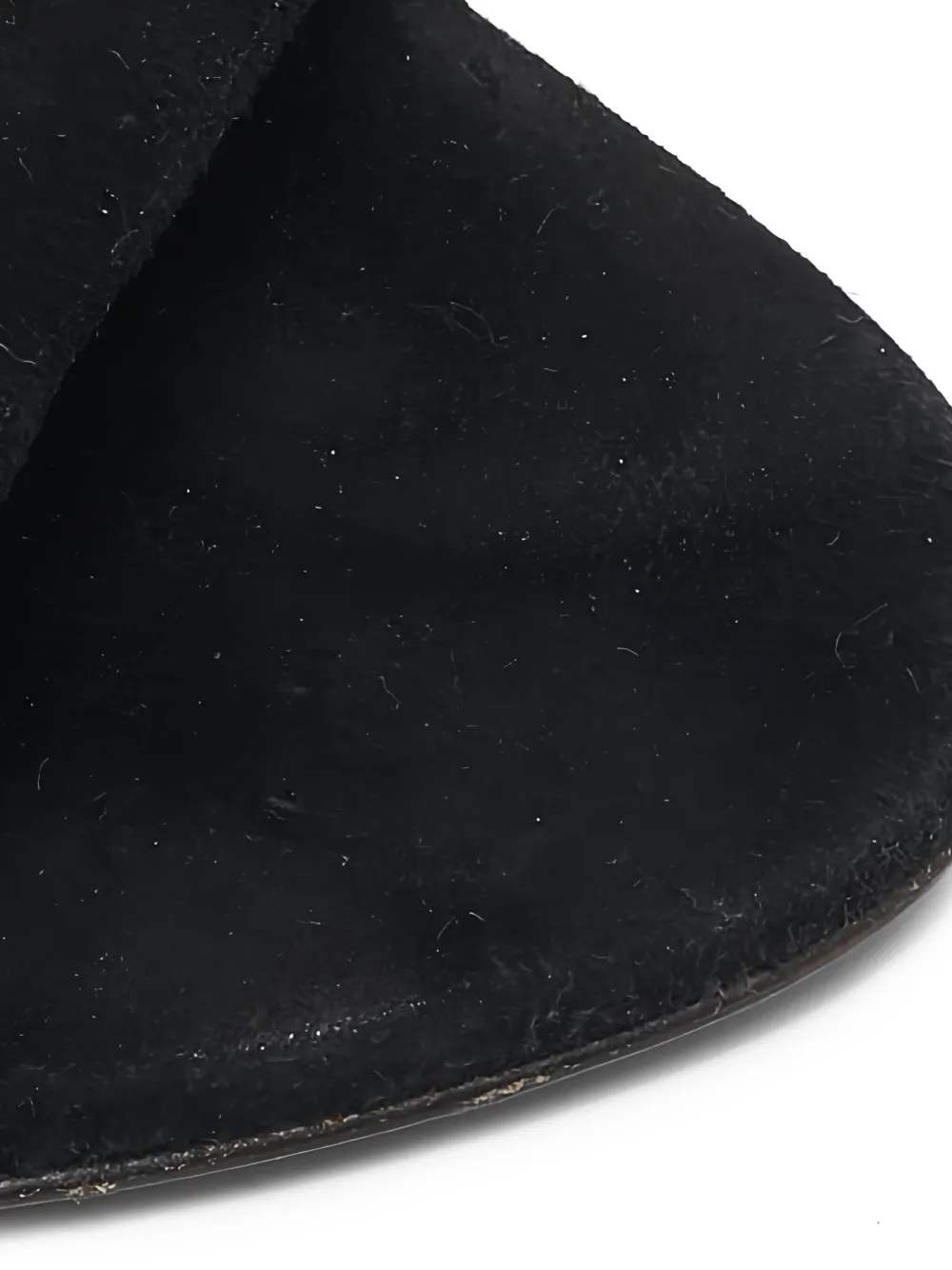 【美品】PRADA ブラック スエード ウェッジサンダル PRADA プラダ サンダル ウェッジ ソフトパデット #36.5 黒