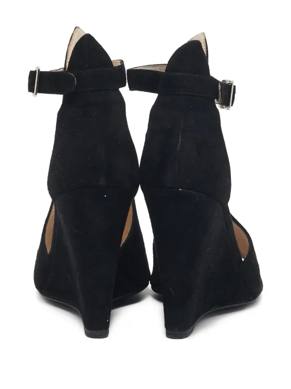 【美品】PRADA ブラック スエード ウェッジサンダル 楽天市場】未使用品☆ PRADA プラダ 1XZ753 クロシェ ウェッジ