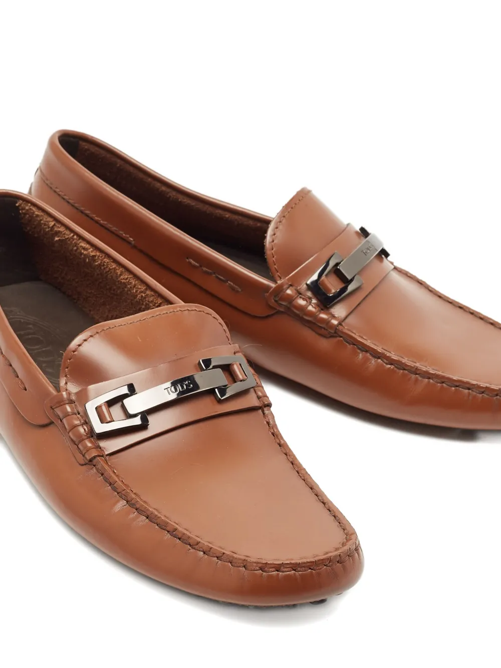 Tod's Vintage Pre-owned leren loafers - Bruin