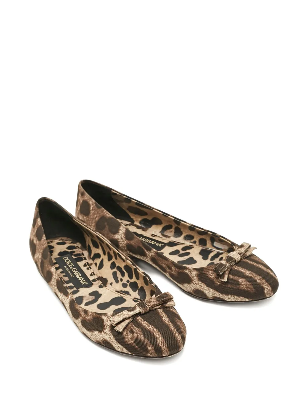 Dolce & Gabbana Pre-Owned leopard-print ballet flats | Image 2