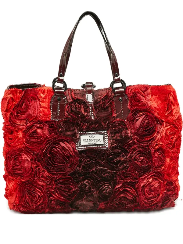 Valentino Garavani Pre-Owned Rosier Tote Bag Red FARFETCH