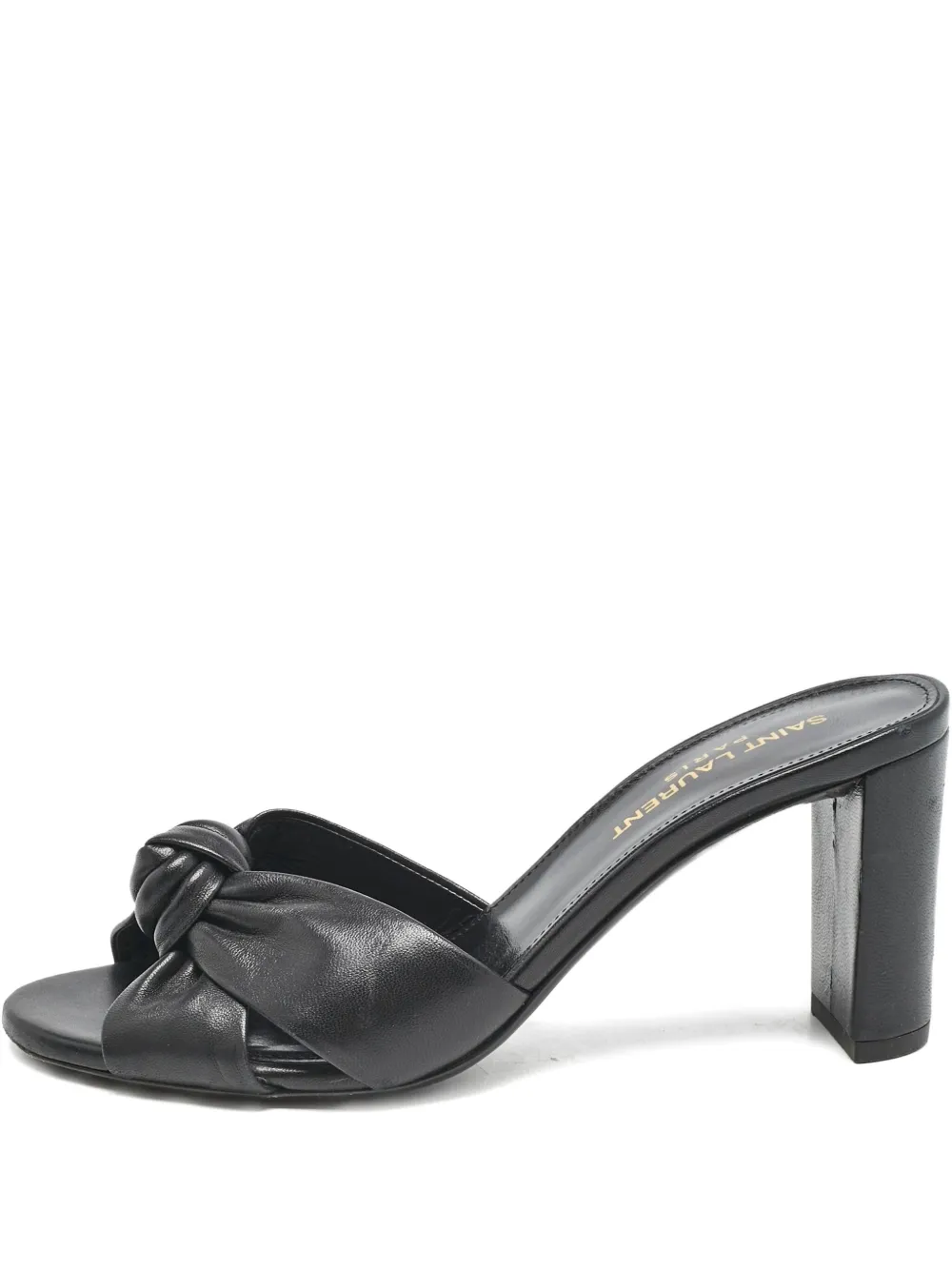 Saint Laurent Pre-Owned 75mm knotted sandals | Black | Image 1