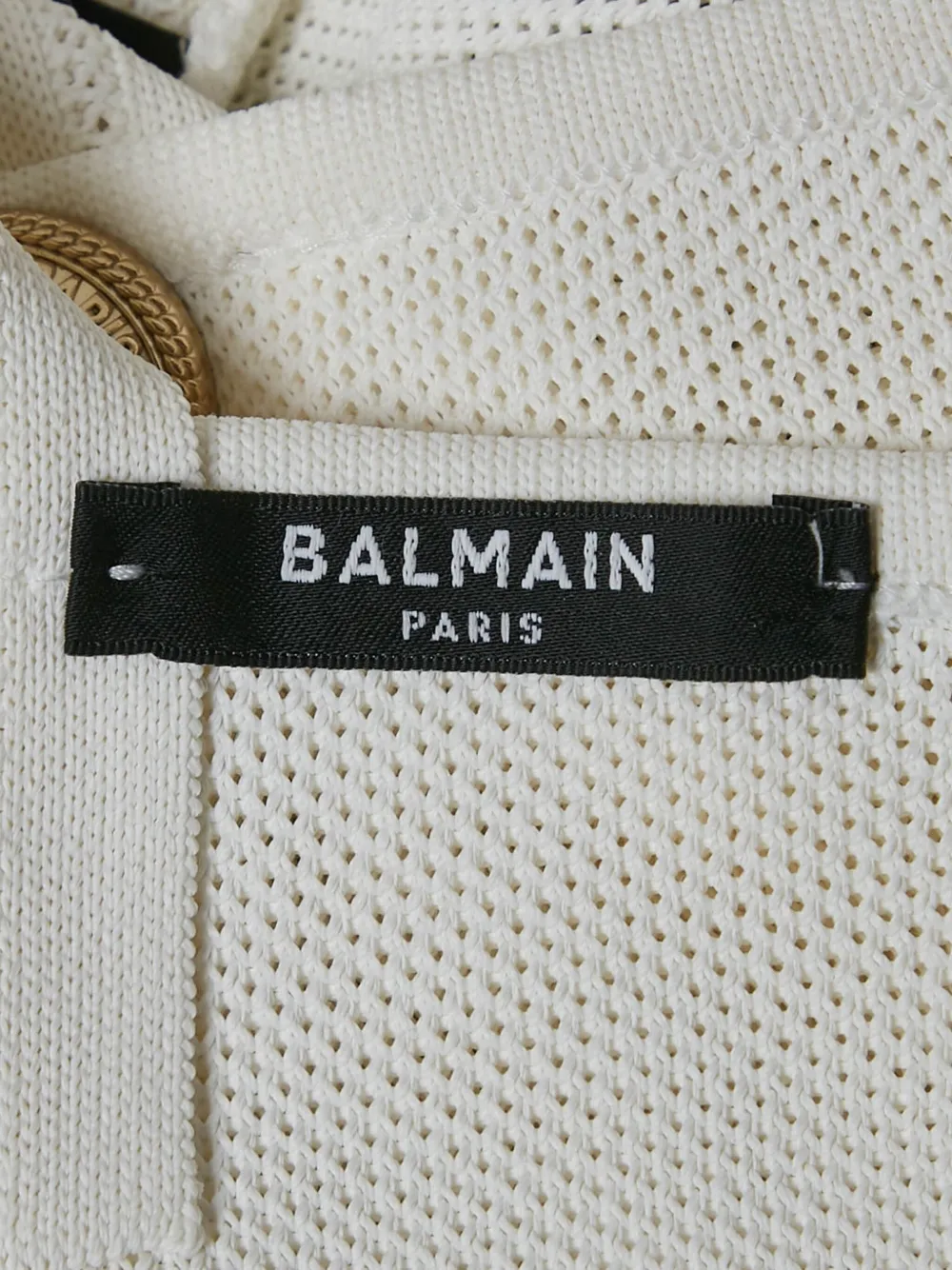 Balmain Pre-Owned knitted crop top | Image 2