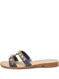 Prada Pre-Owned studded leather sandals - Blue