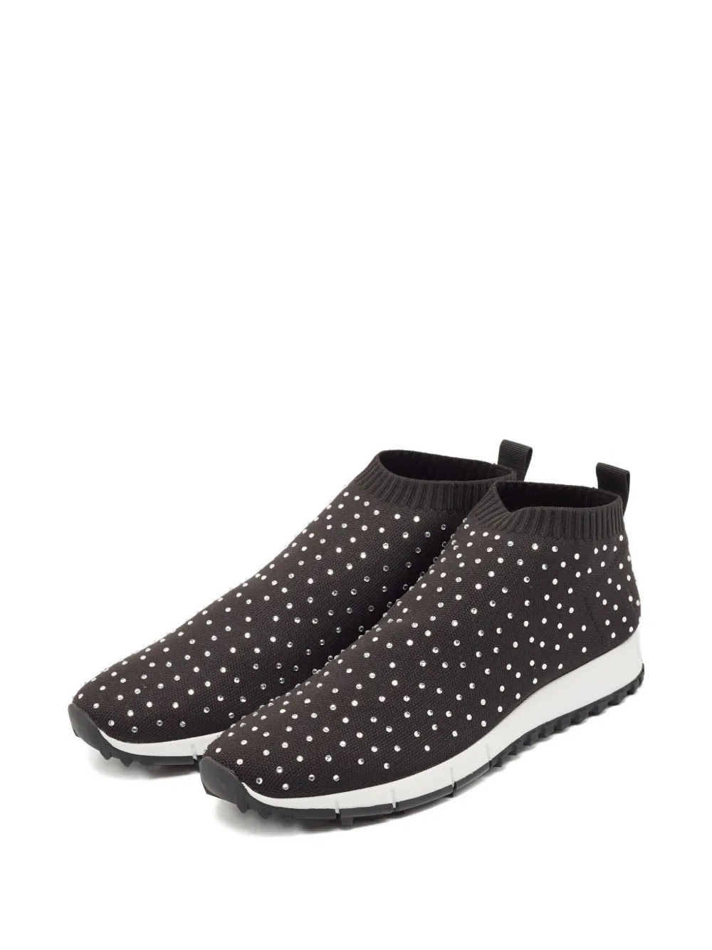 Jimmy Choo Pre-Owned knit crystal sneakers | Image 2