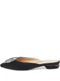 Nicholas Kirkwood pre-owned Eden geometric-embellishment mules - Black
