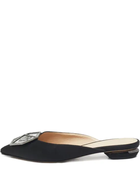 Nicholas Kirkwood pre-owned Eden geometric-embellishment mules