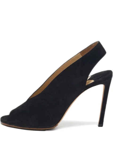 Jimmy Choo Pre-Owned 130mm suede slingback pumps