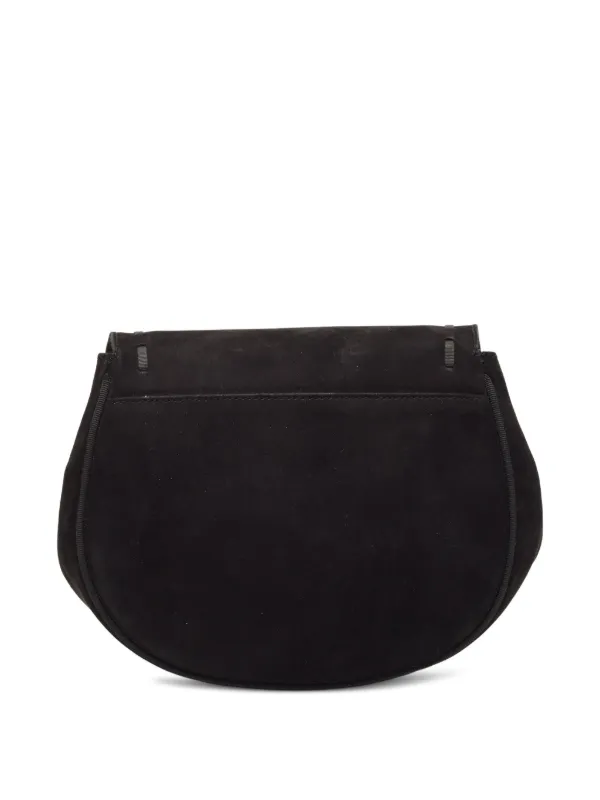 Ferragamo Pre-Owned スエード ショルダーバッグ | ブラック | FARFETCH JP