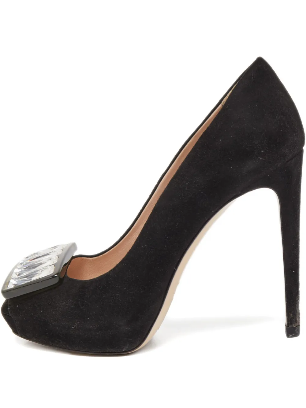 110mm crystal-embellished pumps